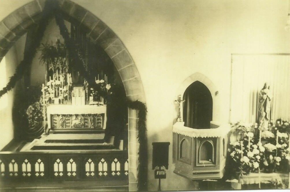 Altarraum um 1915