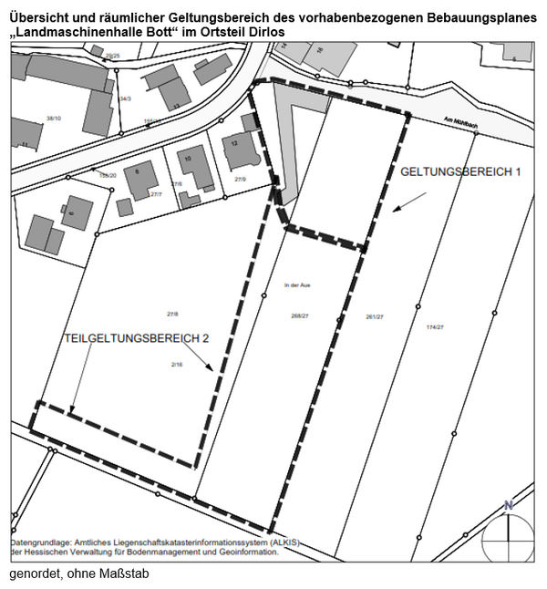 Bebauungsplan Landmaschinen Bott April 2024