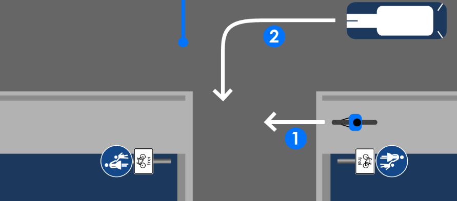 Beispiel 4 in Fahrtrichtung