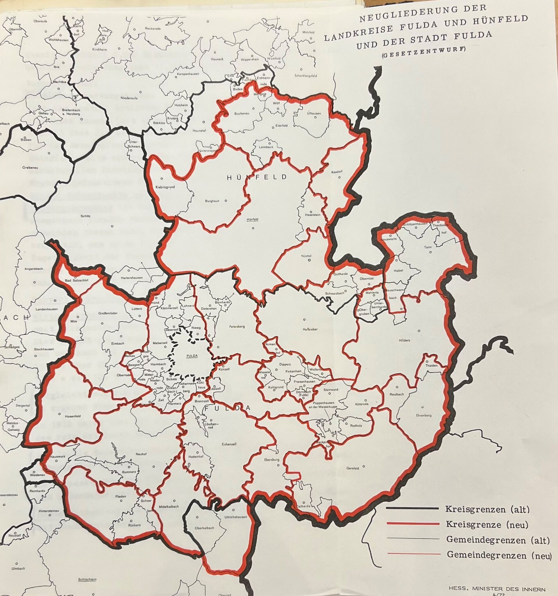 Beschluss Landesregierung 04_1972 Kartenentwurf