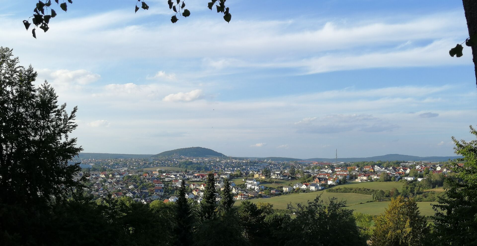 Blick vom Florenberg in Richtung Fulda
