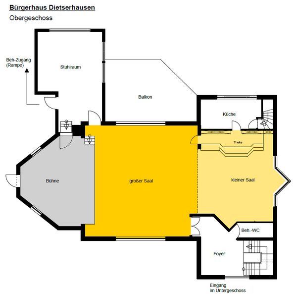 Bürgerhaus Dietershausen - Schema