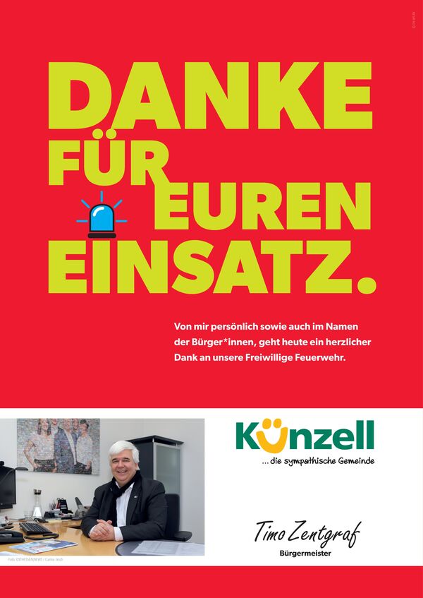 Danke an die Feuerwehren