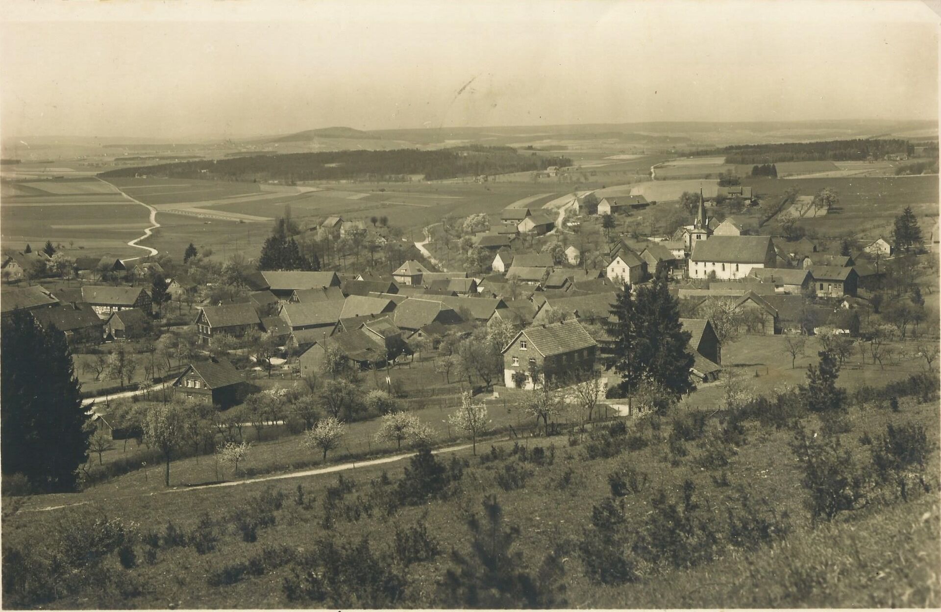 Dorfansicht in 1939