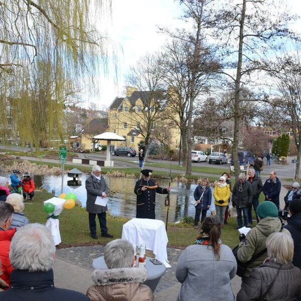 Enthüllung Denkmäler Grezzbachpark 2