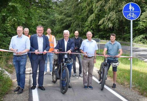 Eröffnung Radweg Dirlos - Loheland