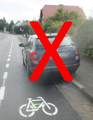 Fahrradschutzstreifen