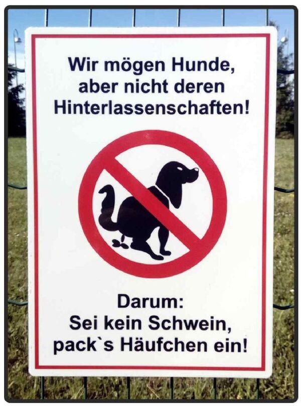 Kampf gegen Hundekot