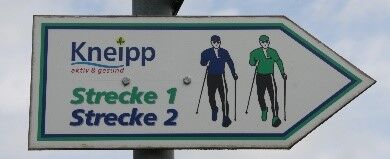 Pfeilschild Nordic Walking