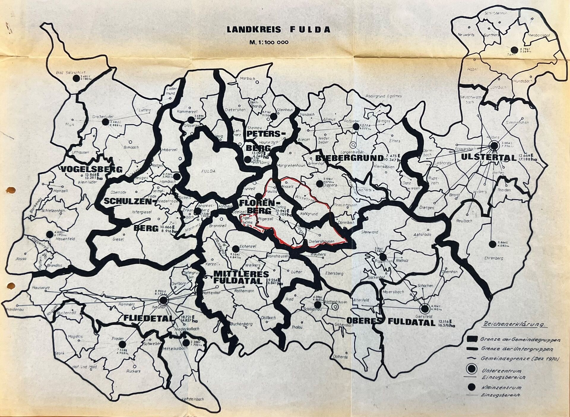 Plan Landrat Stieler mit Florenberg