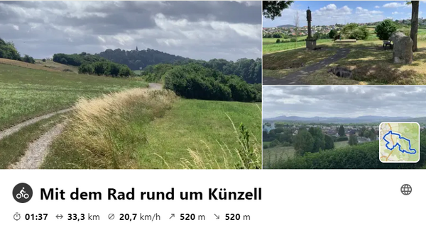 Radtour rund um Künzell Fotos