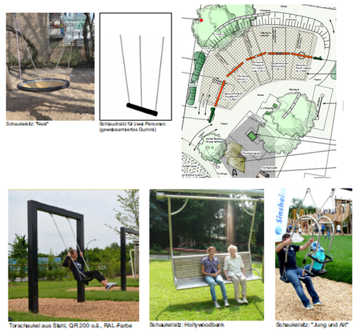 Schaukelpark Übersicht