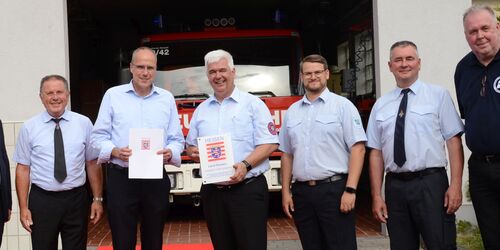 Zuwendungsbescheid für Feuerwehrhaus Dietershausen