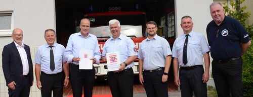 Zuwendungsbescheid für Feuerwehrhaus Dietershausen